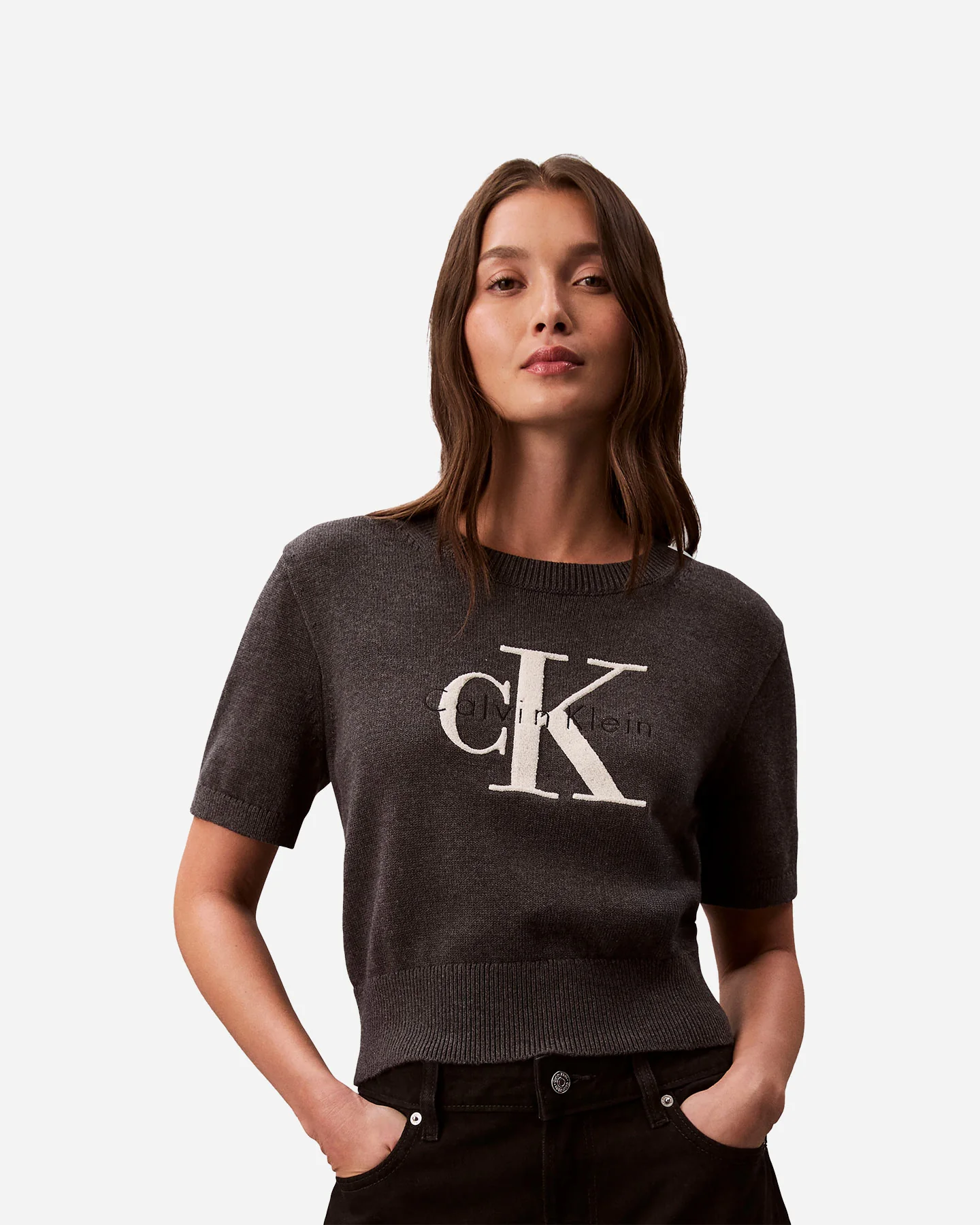 MAGLIONE CALVIN KLEIN JEANS LOGO W - Image 2