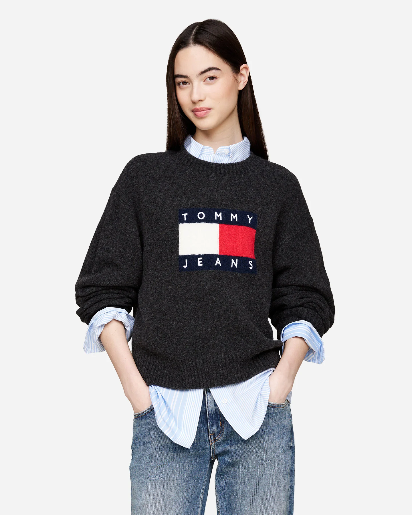 MAGLIONE TOMMY HILFIGER FLAG W - Image 2