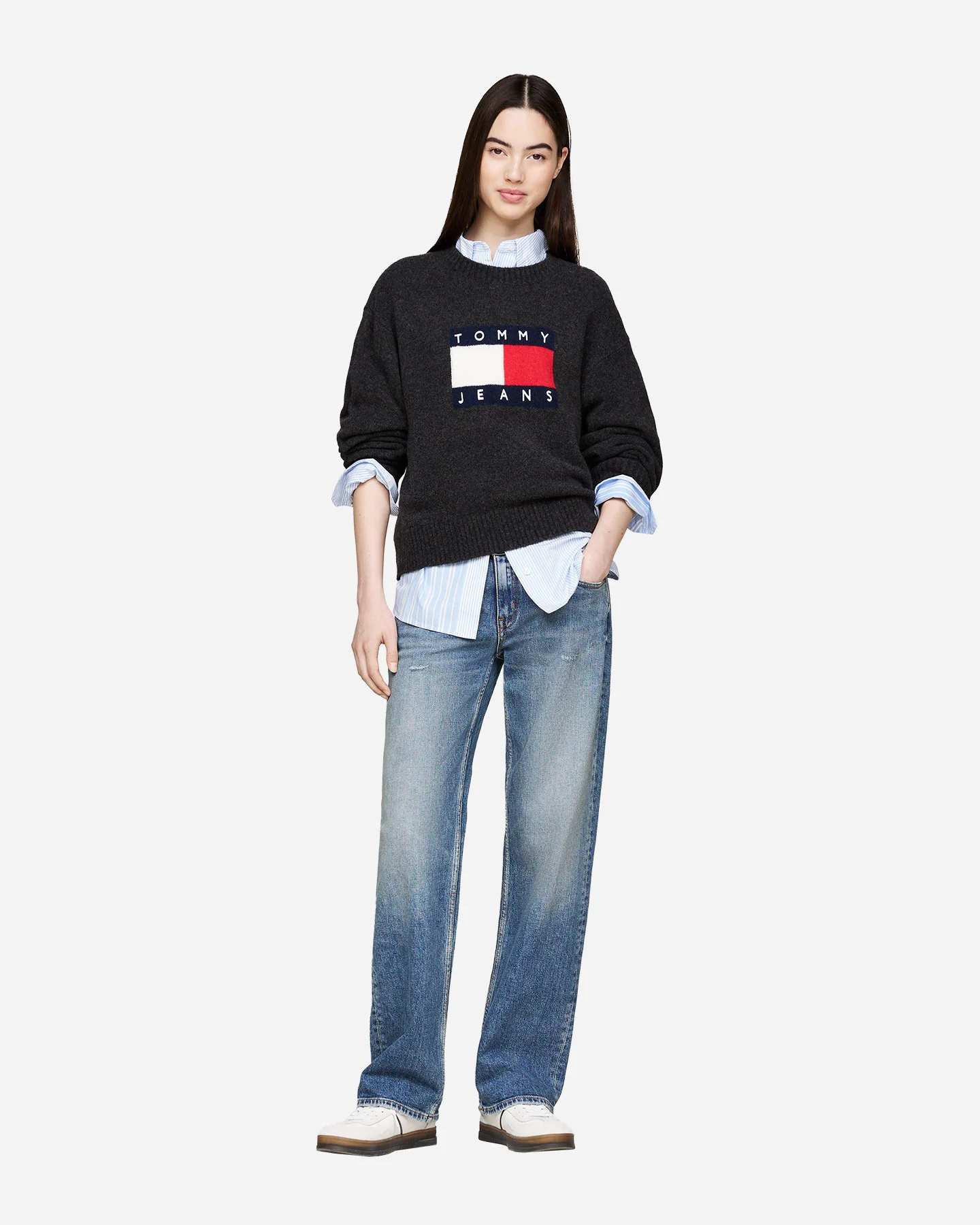 MAGLIONE TOMMY HILFIGER FLAG W - Image 3