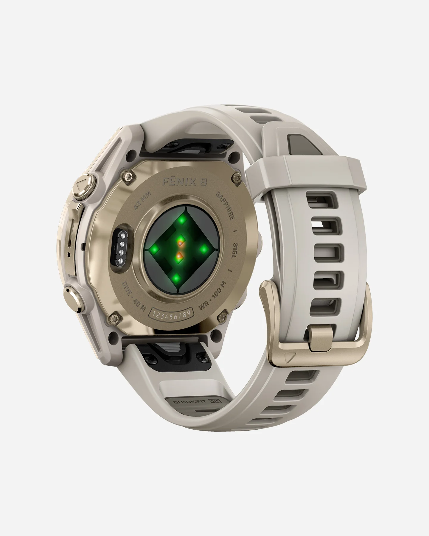 OROLOGIO MULTIFUNZIONE GARMIN FENIX 8 AMOLED 43MM SAPPHIRE - Image 6