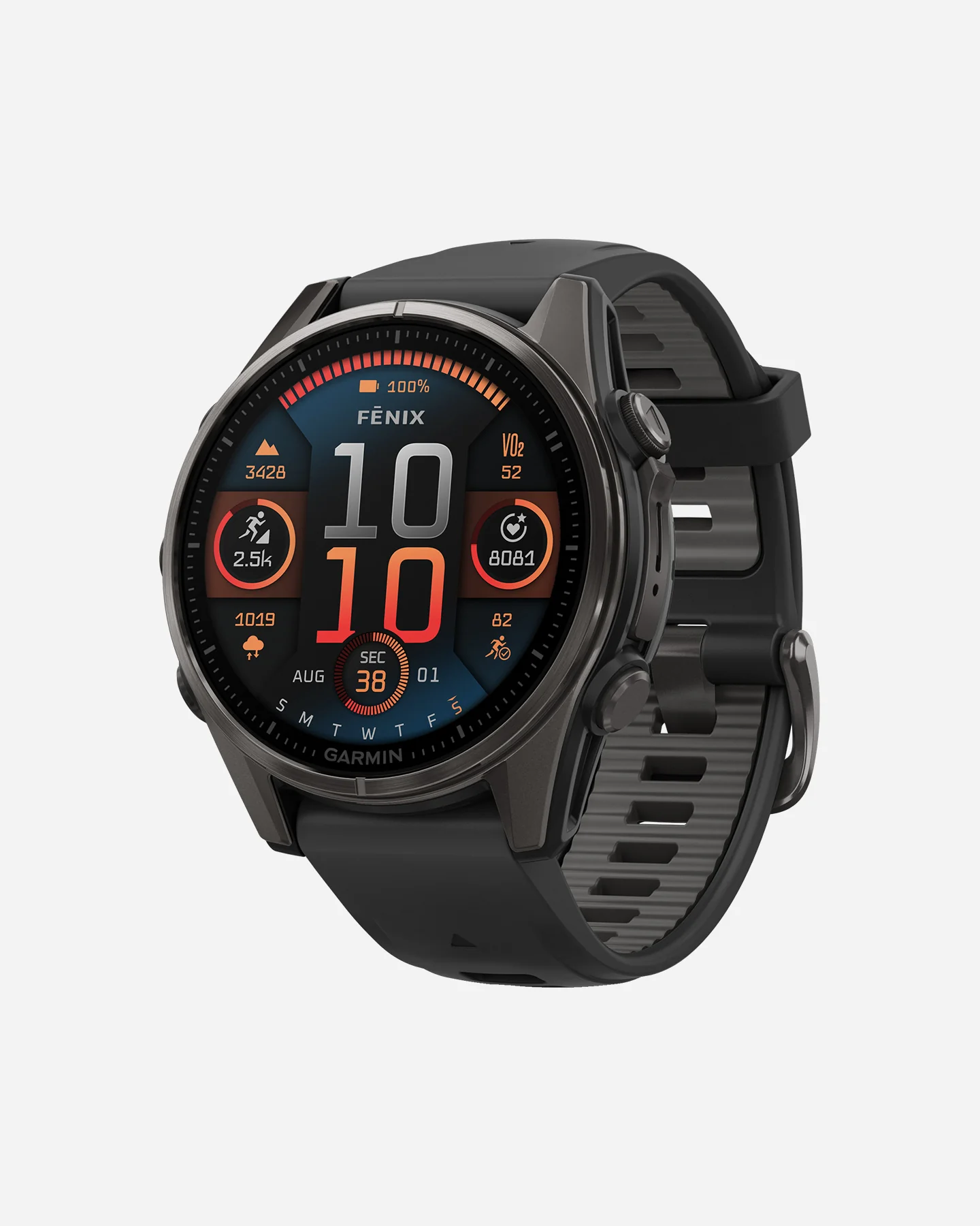OROLOGIO MULTIFUNZIONE GARMIN FENIX 8 AMOLED 43MM SAPPHIRE - Image 3