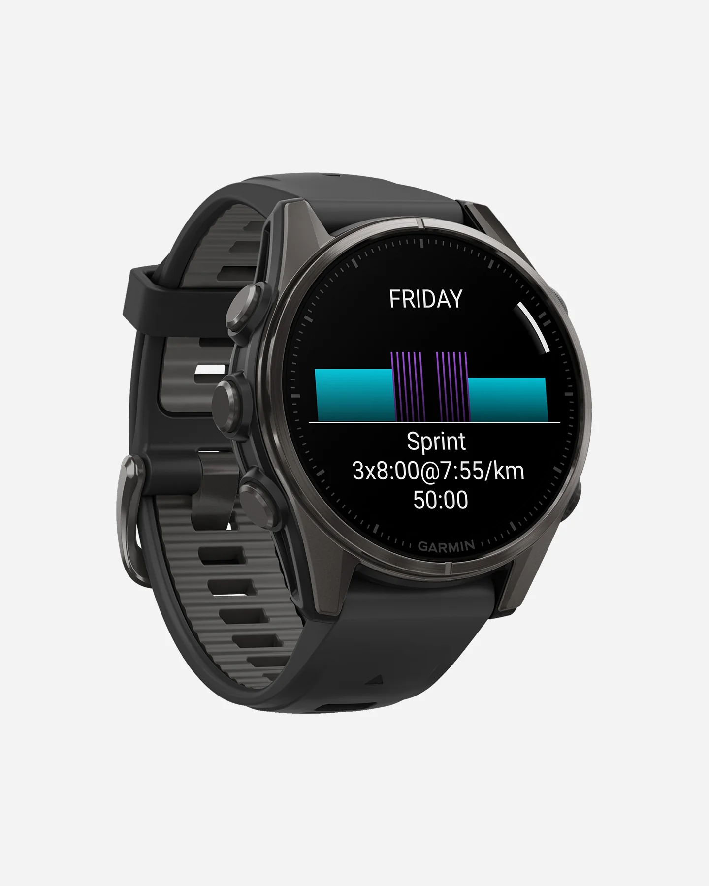 OROLOGIO MULTIFUNZIONE GARMIN FENIX 8 AMOLED 43MM SAPPHIRE - Image 4