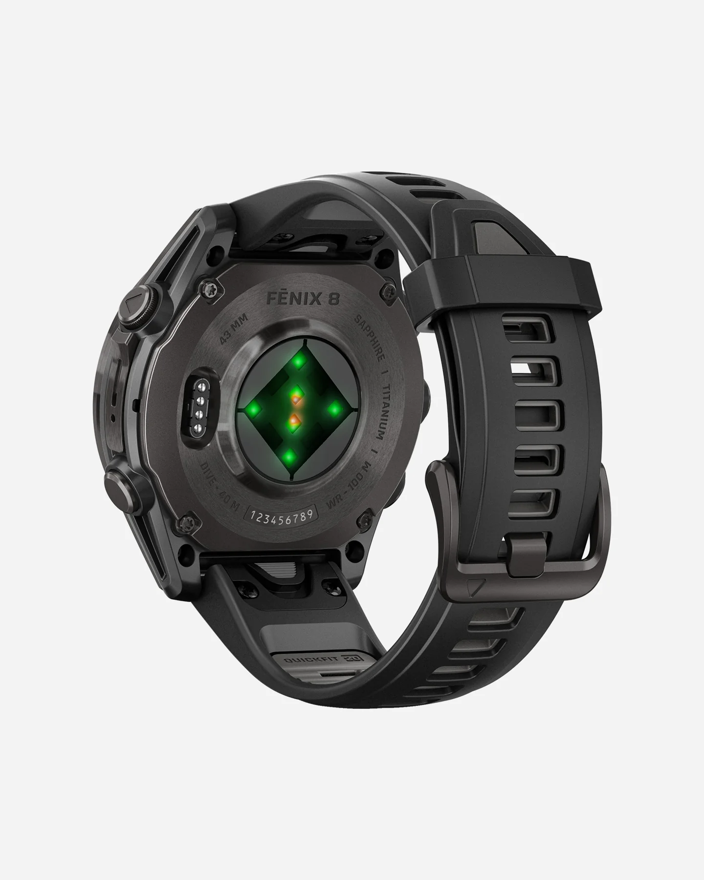 OROLOGIO MULTIFUNZIONE GARMIN FENIX 8 AMOLED 43MM SAPPHIRE - Image 6