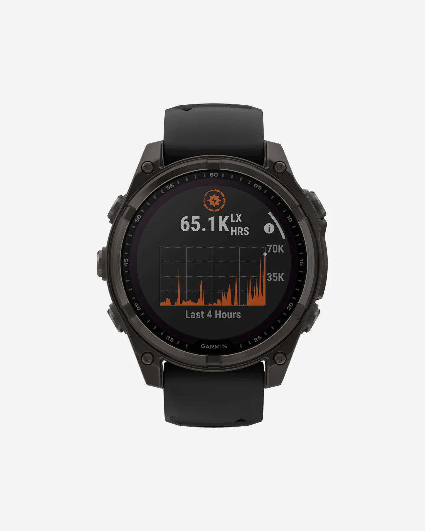 OROLOGIO MULTIFUNZIONE GARMIN FENIX 8 SOLAR 47MM SAPPHIRE - Image 2