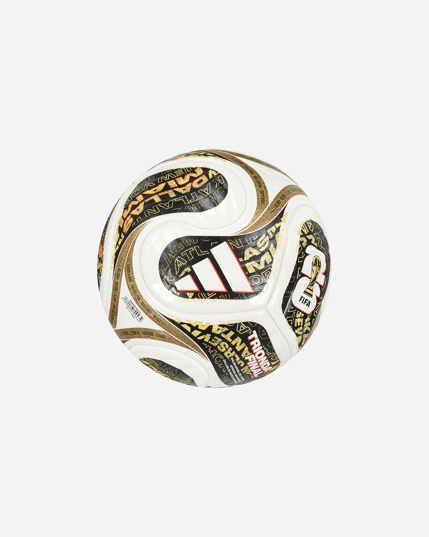 PALLONE CALCIO MISURA 5 ADIDAS WC FINALS PRO 26 SZ 5