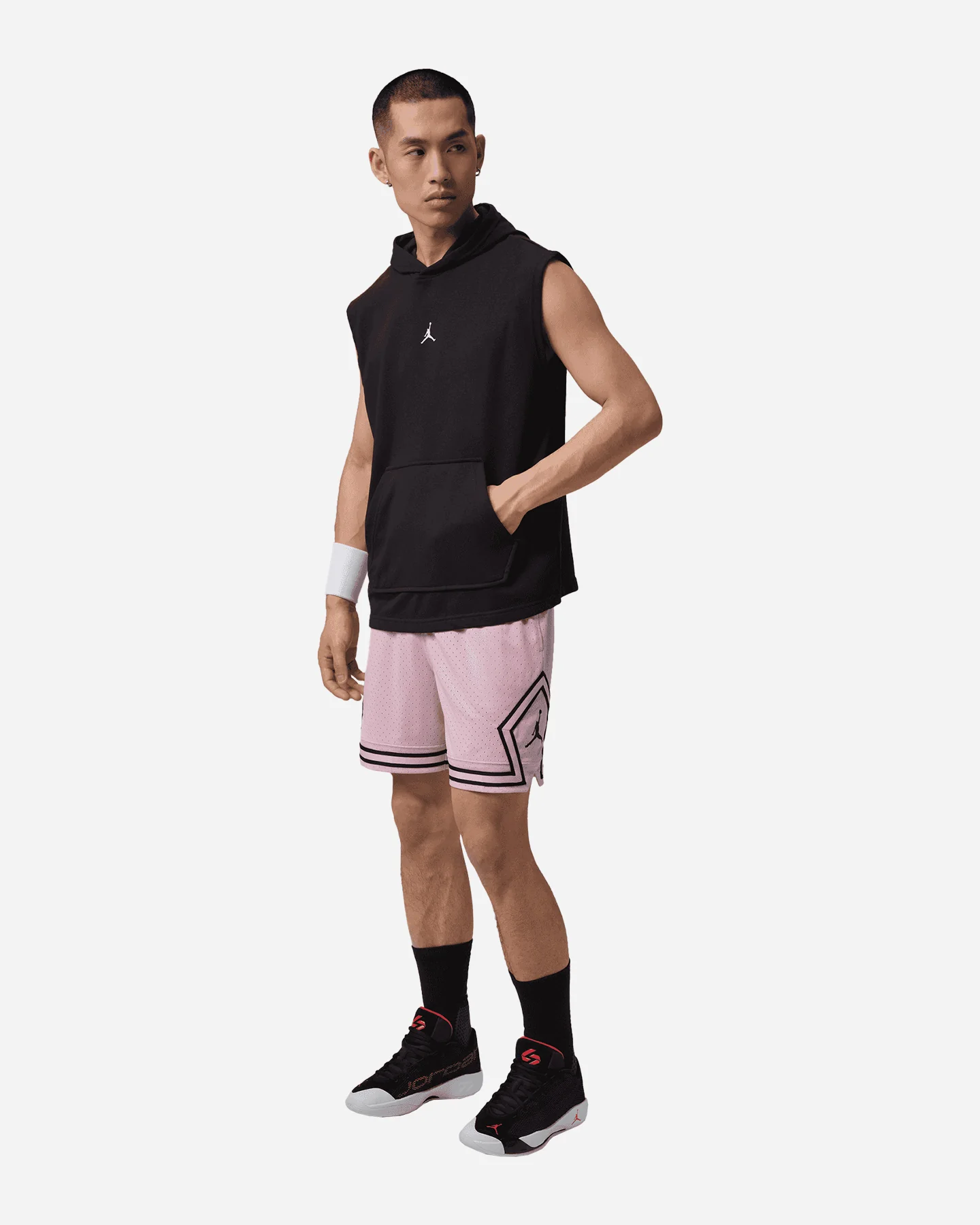PANTALONCINI BASKET NIKE JORDAN DF DIAMOND GYM M - Image 4