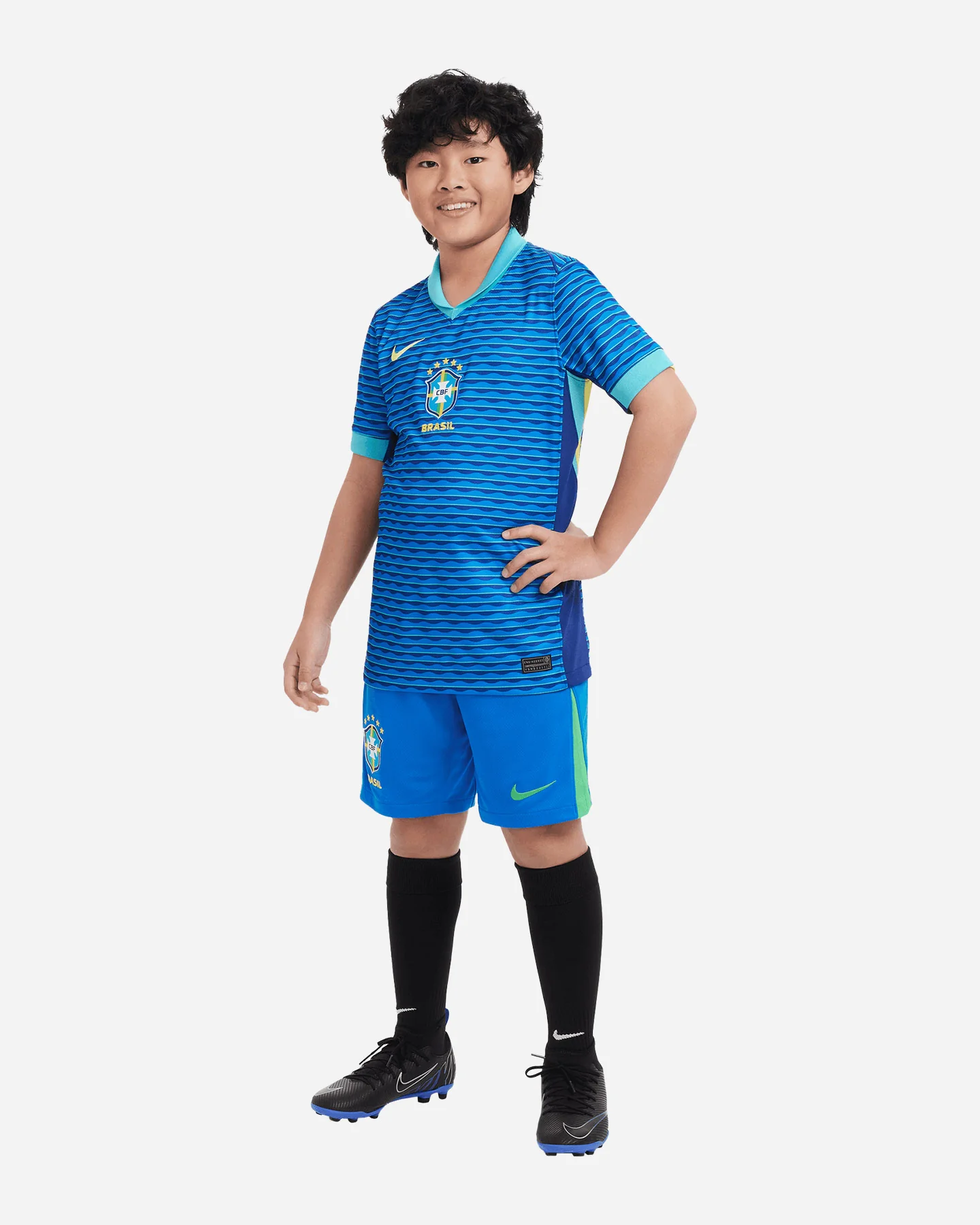 PANTALONCINI CALCIO UFFICIALI NIKE DRI FIT BRASILE HOME 23-24 JR - Image 4