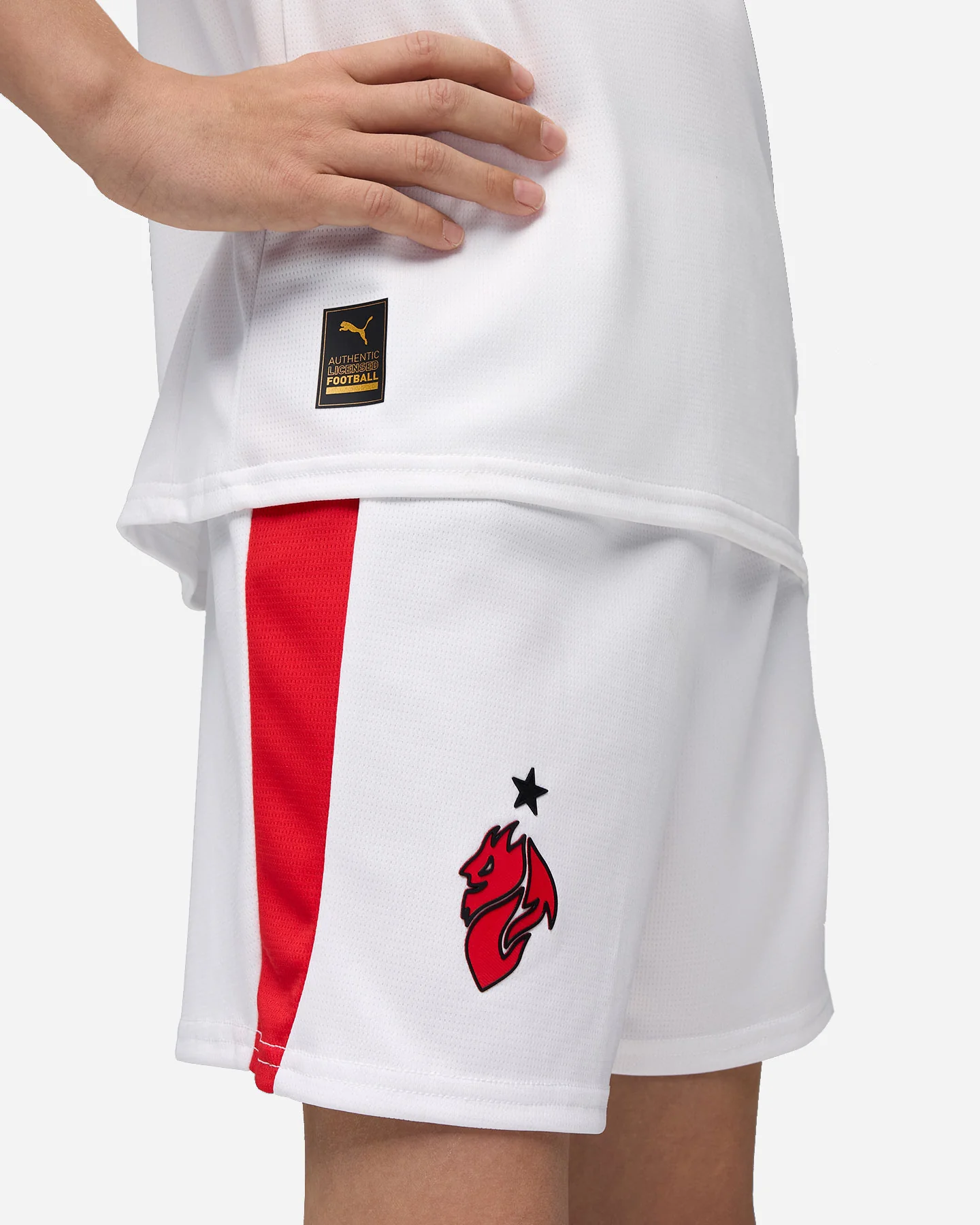 PANTALONCINI CALCIO UFFICIALI PUMA MILAN AWAY REPLICA 25-26 JR - Image 6