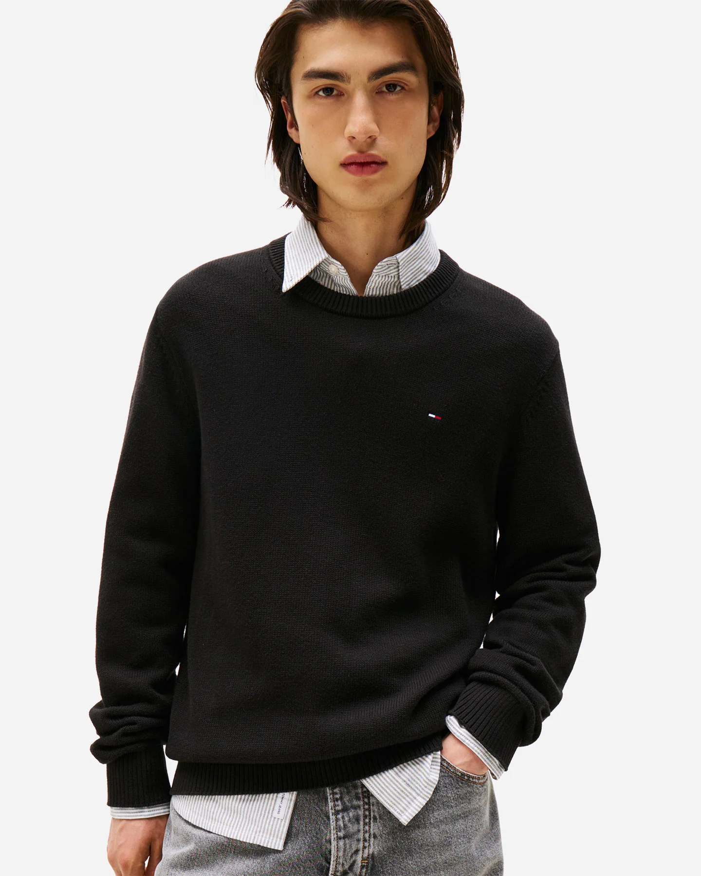 PULL TOMMY J. M GC ESSENTIAL NERO - Image 12