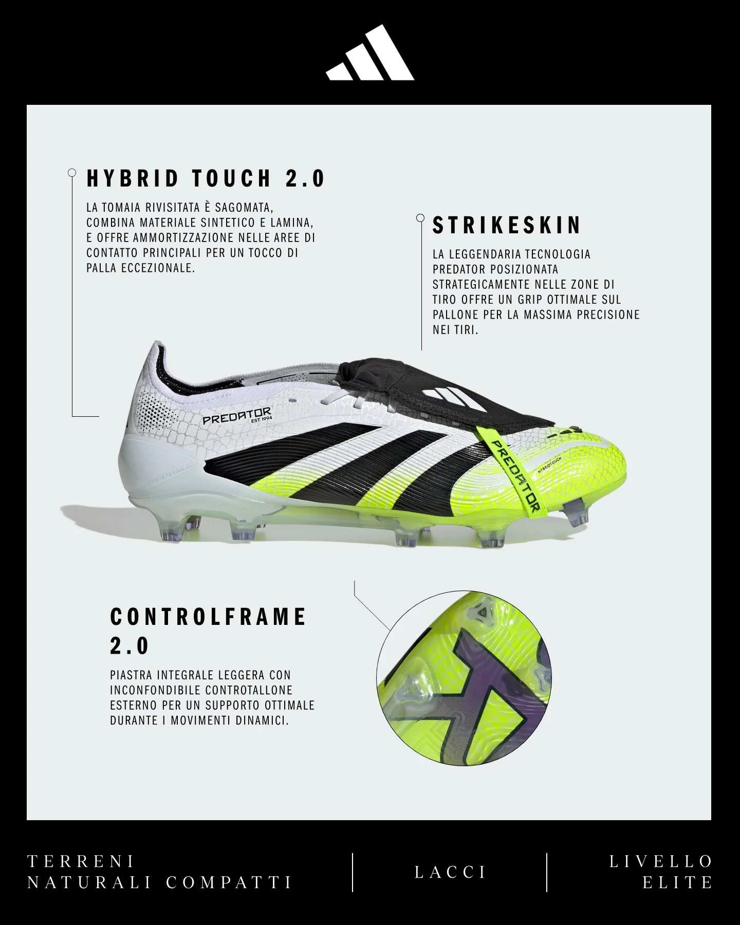 SCARPE CALCIO ADIDAS PREDATOR ELITE FG FT M - Image 2