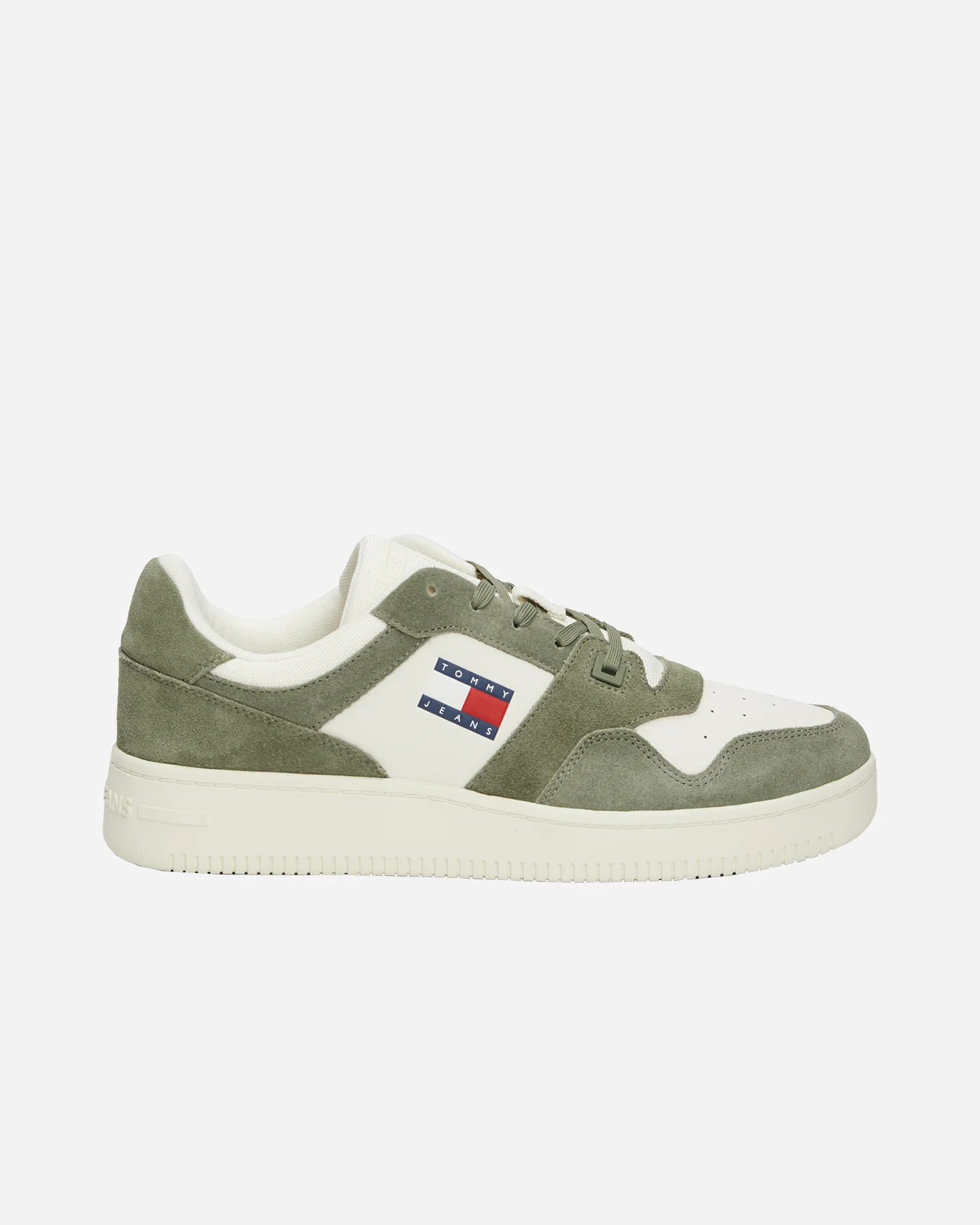 SCARPE SNEAKERS TOMMY HILFIGER BASKET LEATHER M