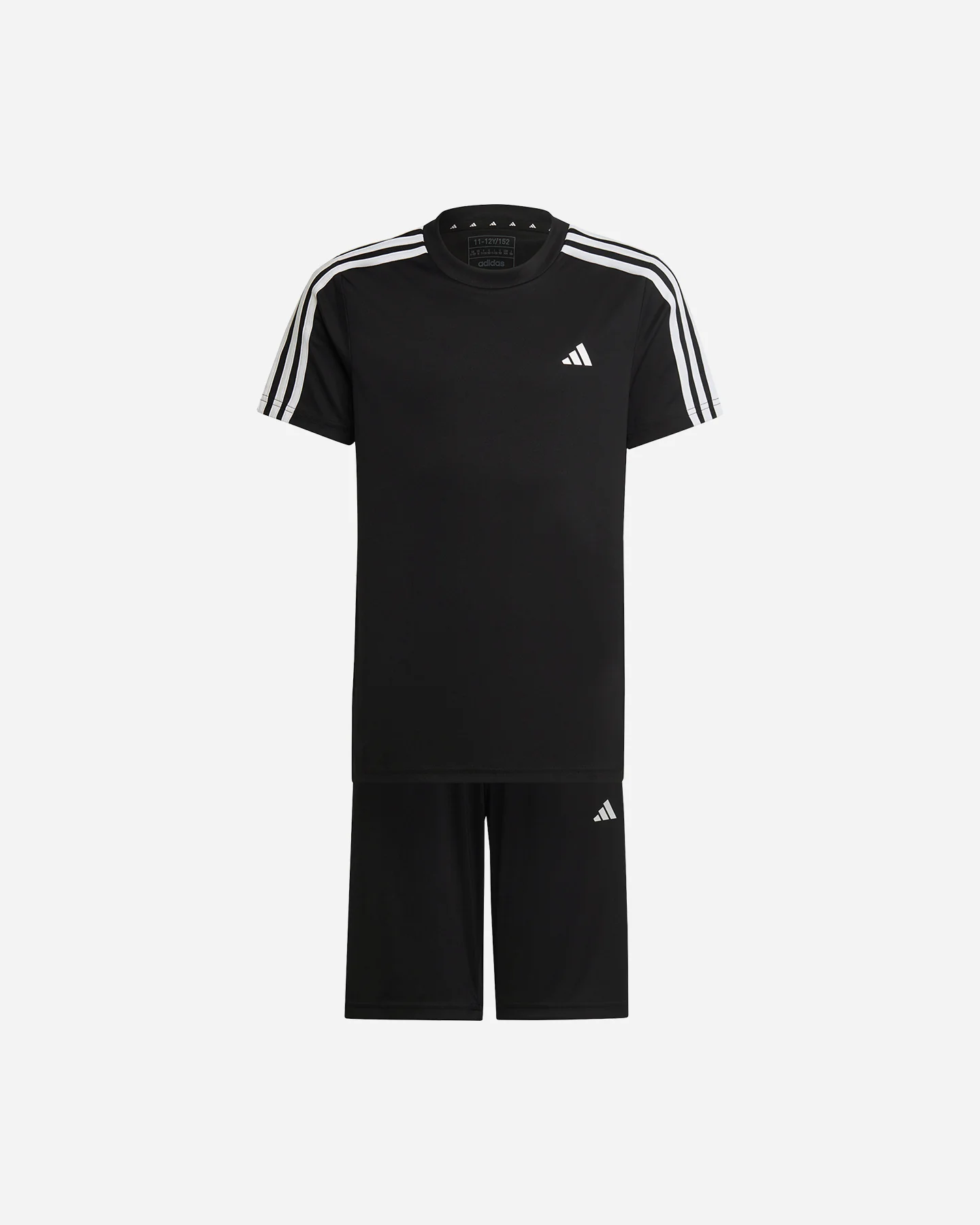 SET ADDIAS BOY POLY TEE+SHORT BLACK - Image 211