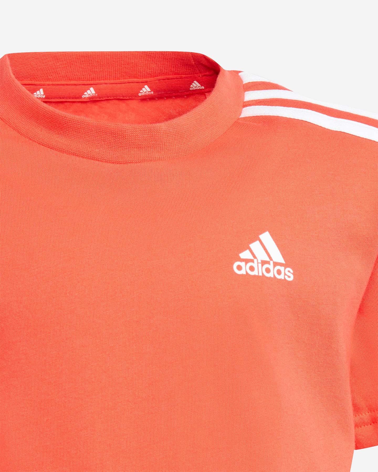 SET ADIDAS KIDS B 3S TEE+SHORT RED+GREY - Image 95