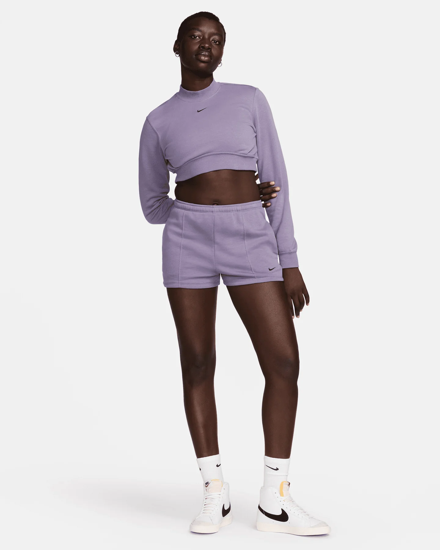 SHORT NIKE W JERS 2IN VIOLA - Image 137