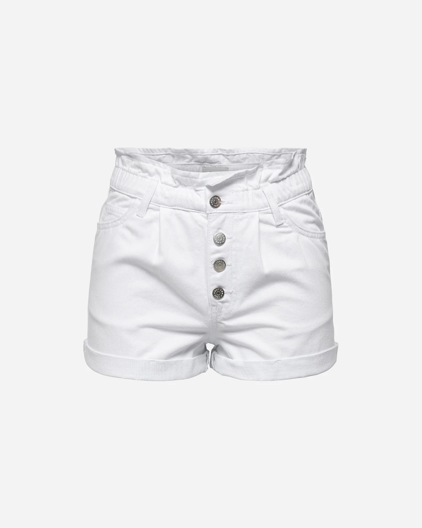SHORT ONLY CUBA PAPAERBAG DENIM BIANCO - Image 43