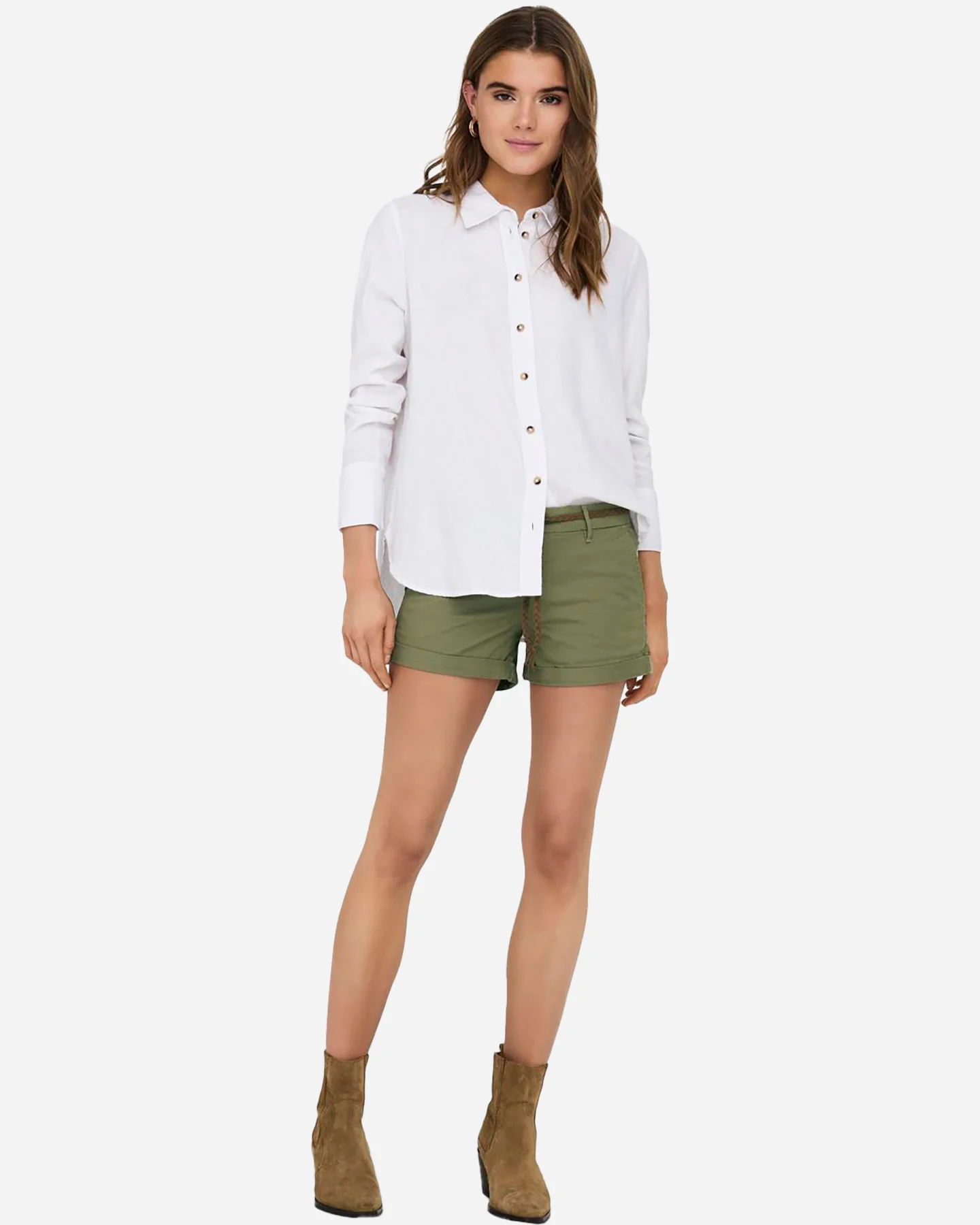 SHORT ONLY W EVELYN COT 5 TS VERDE - Image 101