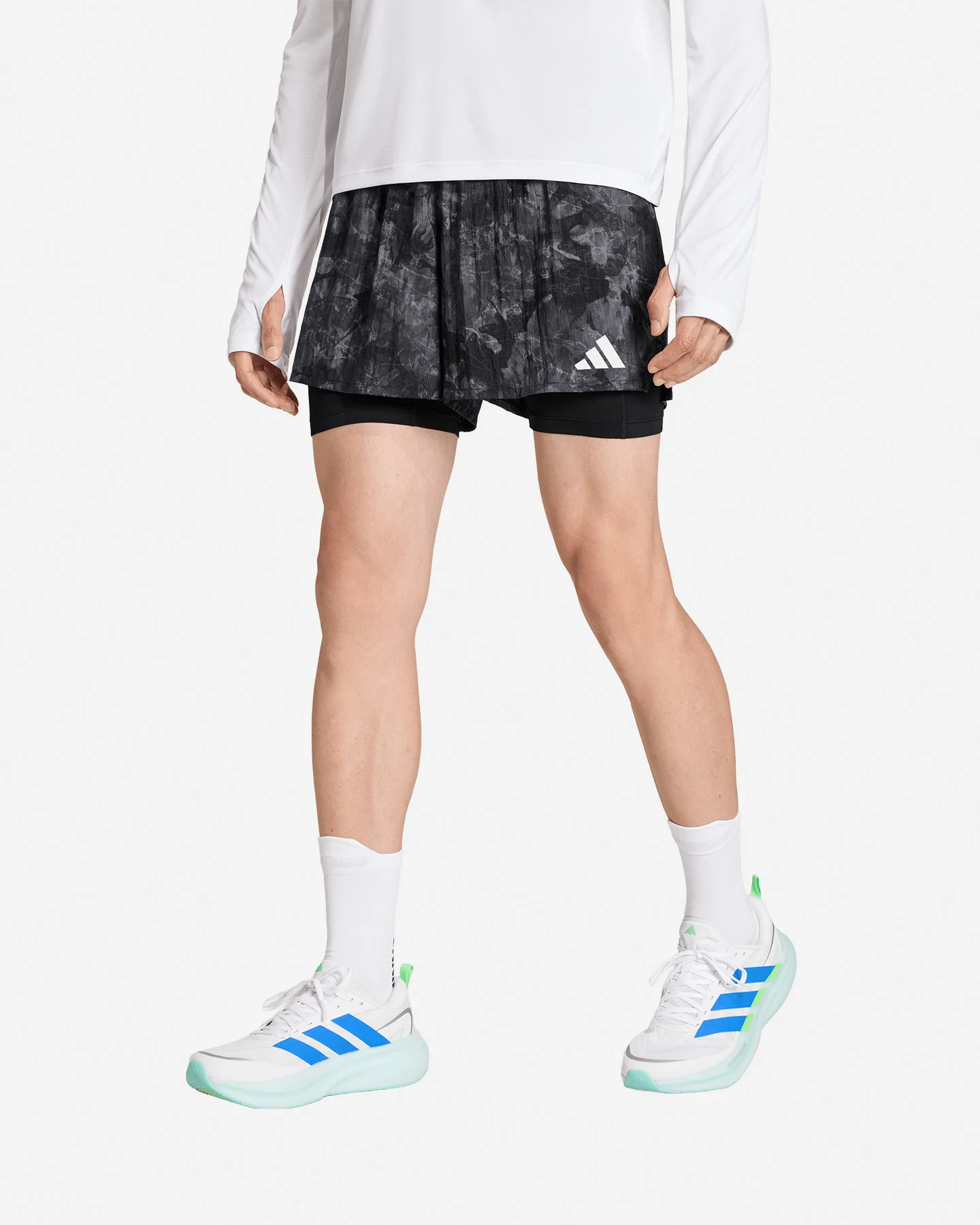 SHORT RUNNING ADIDAS ADI365 2IN1 M - Image 2