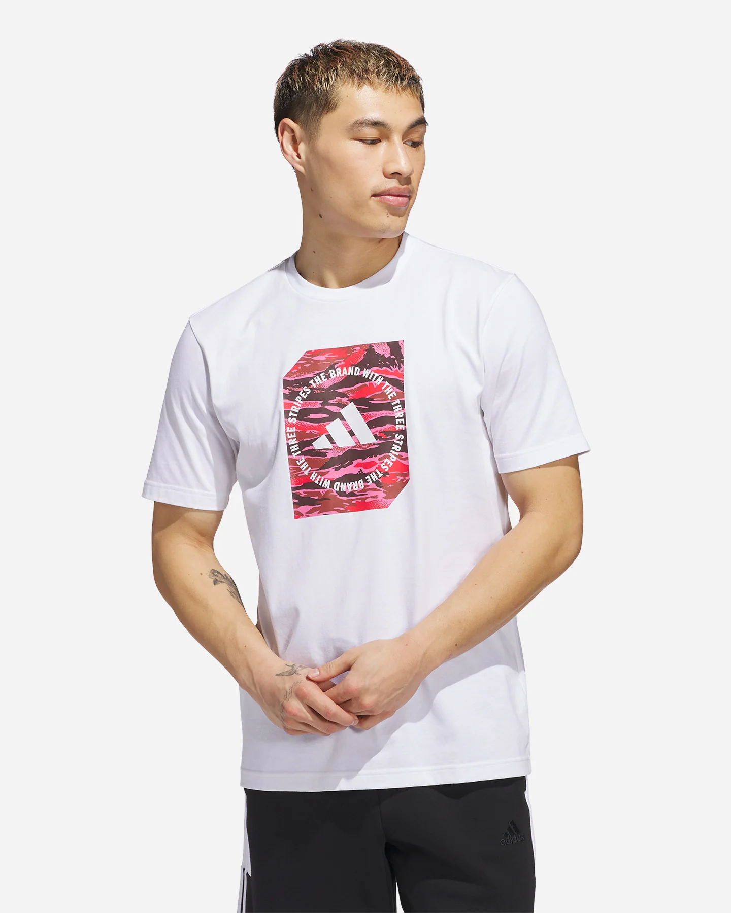 T SHIRT ADIDAS BADGE OF SPORT CAMO M - Image 3