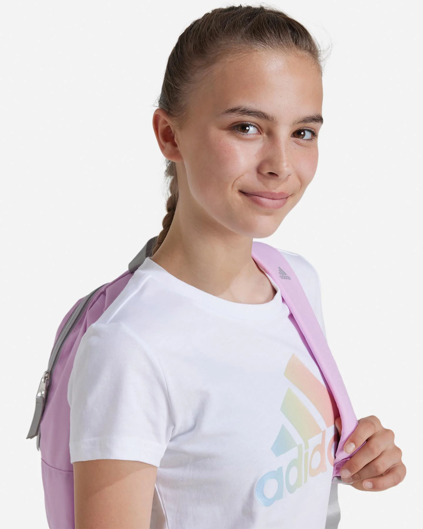 T SHIRT ADIDAS BIG LOGO RAINBOW JR - Image 5
