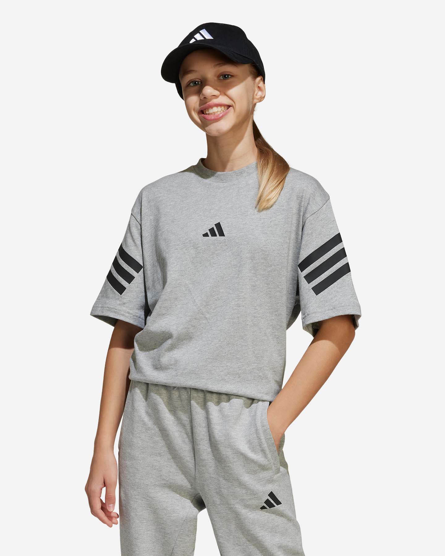 T SHIRT ADIDAS BOXY 3STRIPES JR - Image 2