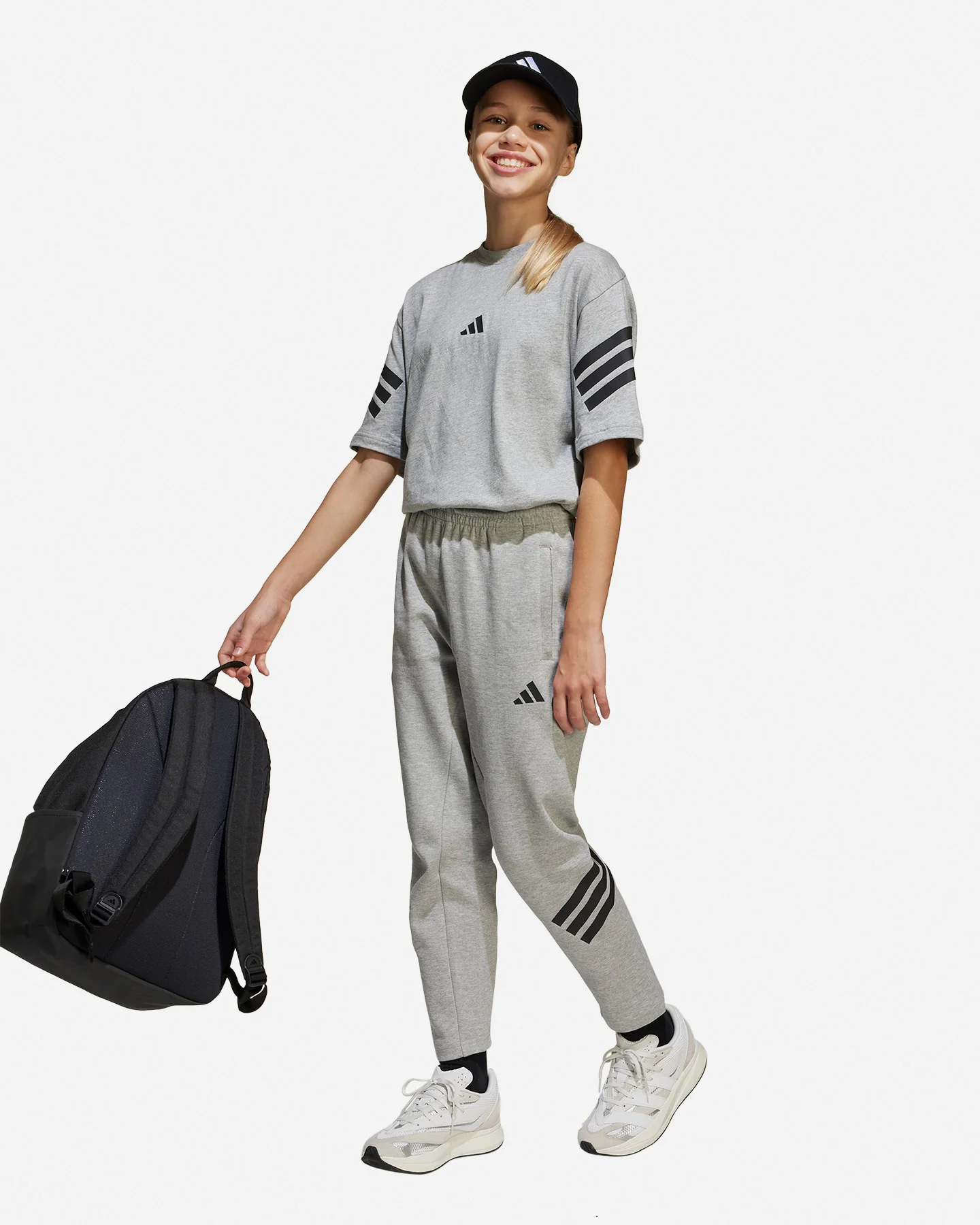 T SHIRT ADIDAS BOXY 3STRIPES JR - Image 5