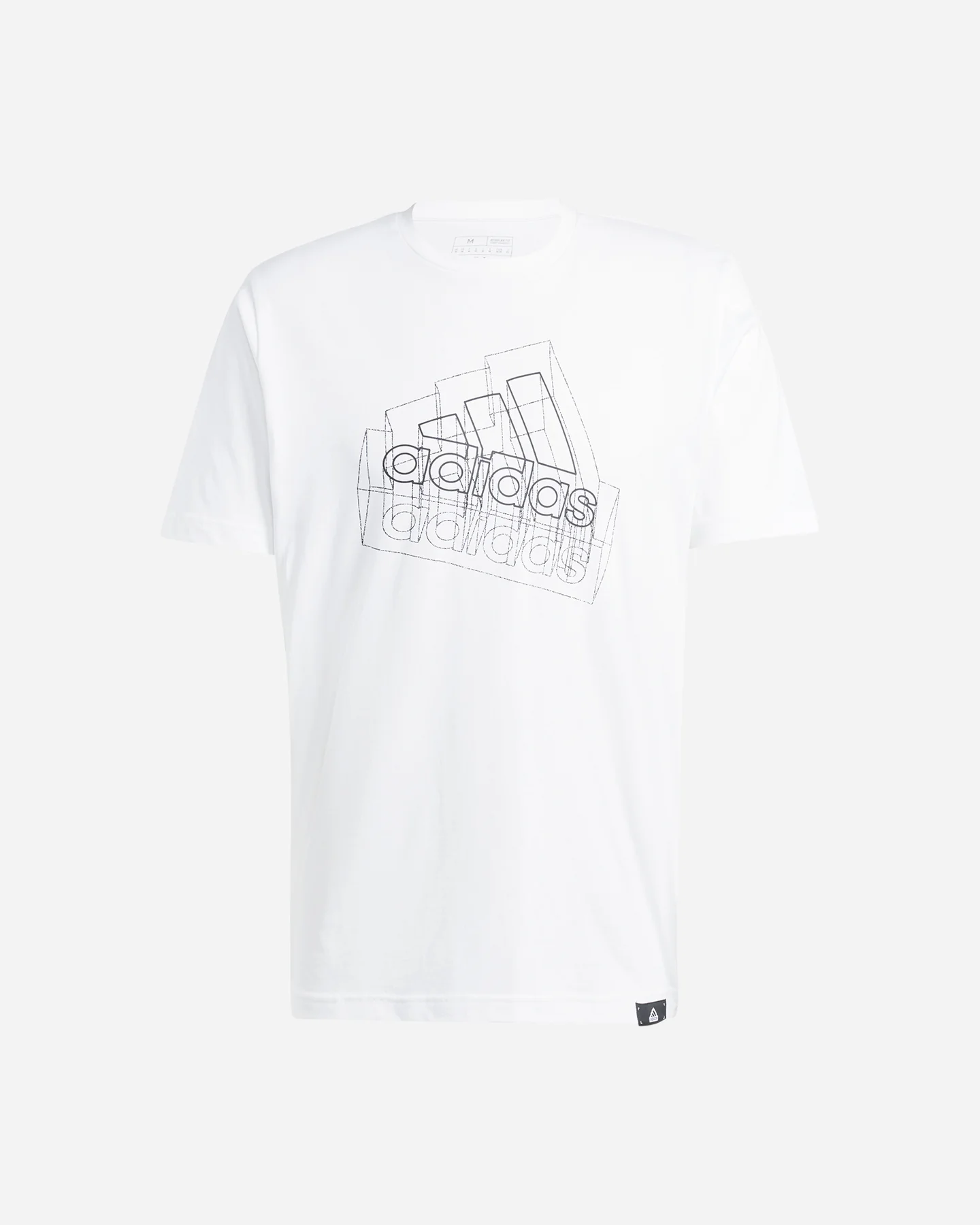 T SHIRT ADIDAS TECH BADGET OF SPORT BIG LOGO M