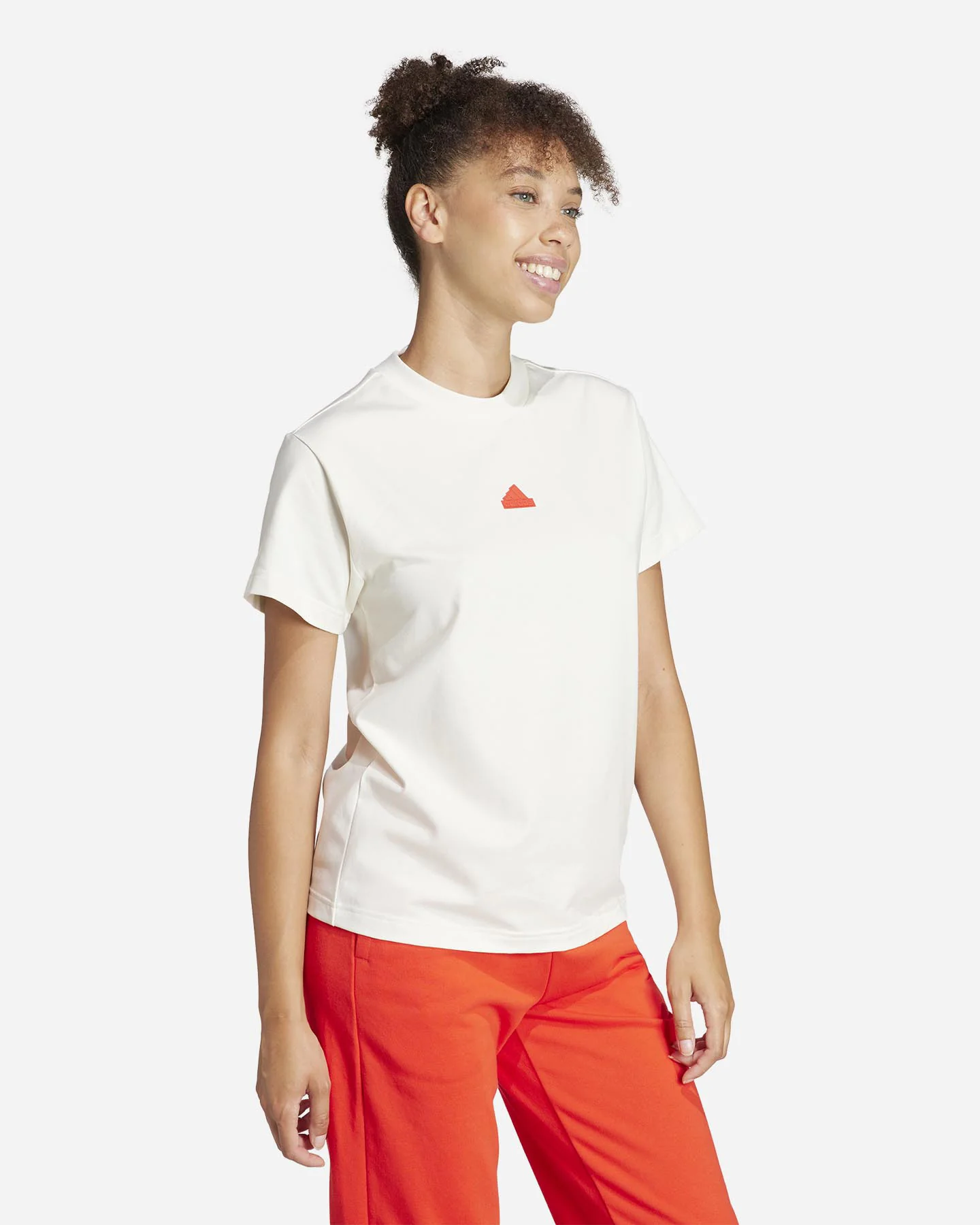 T.SHIRT ADIDAS W JERS MC GC SLOG PANNA/ARANCIO - Image 16