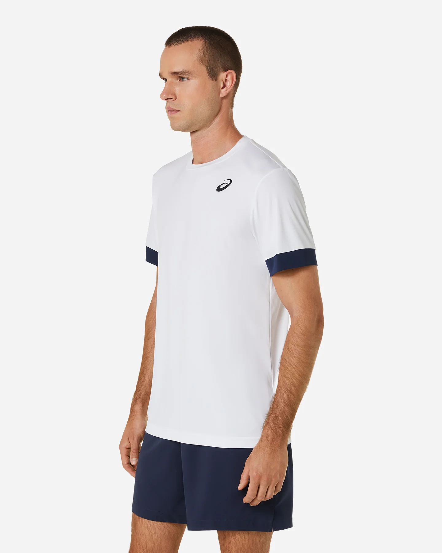 T-SHIRT ASICS COURT M WHITE/MIDNIGHT - Image 2