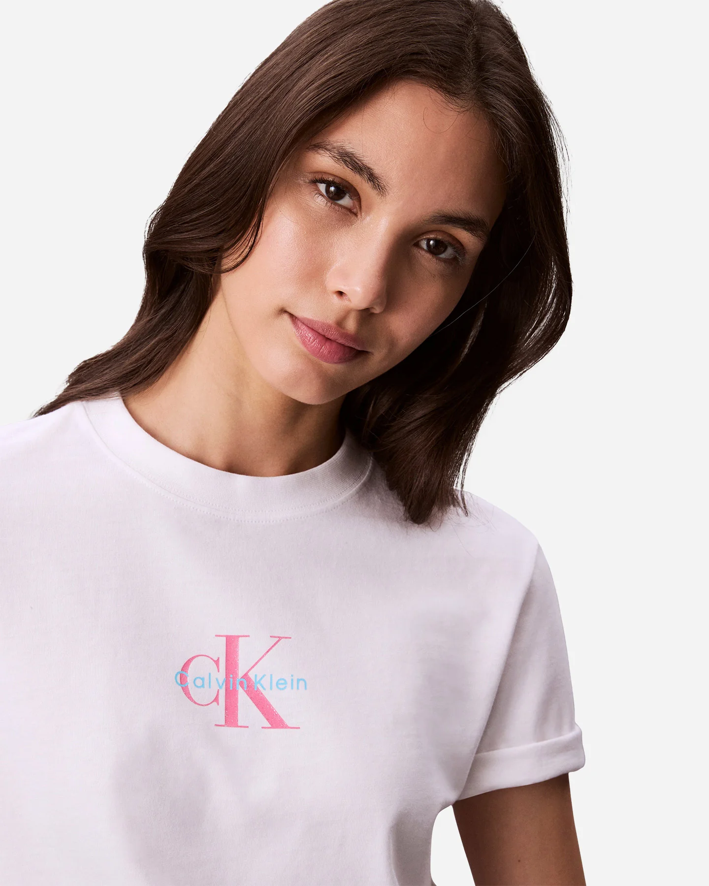 T SHIRT CALVIN KLEIN JEANS LOGO GLITTER W - Image 6