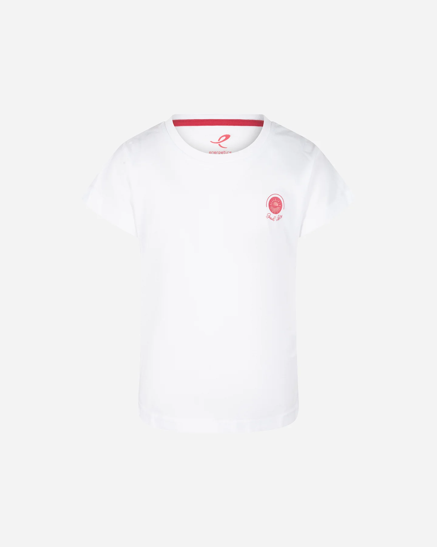T-SHIRT ENERGETICS GIRL MC POLY SMALL LOGO BIANCO - Image 7