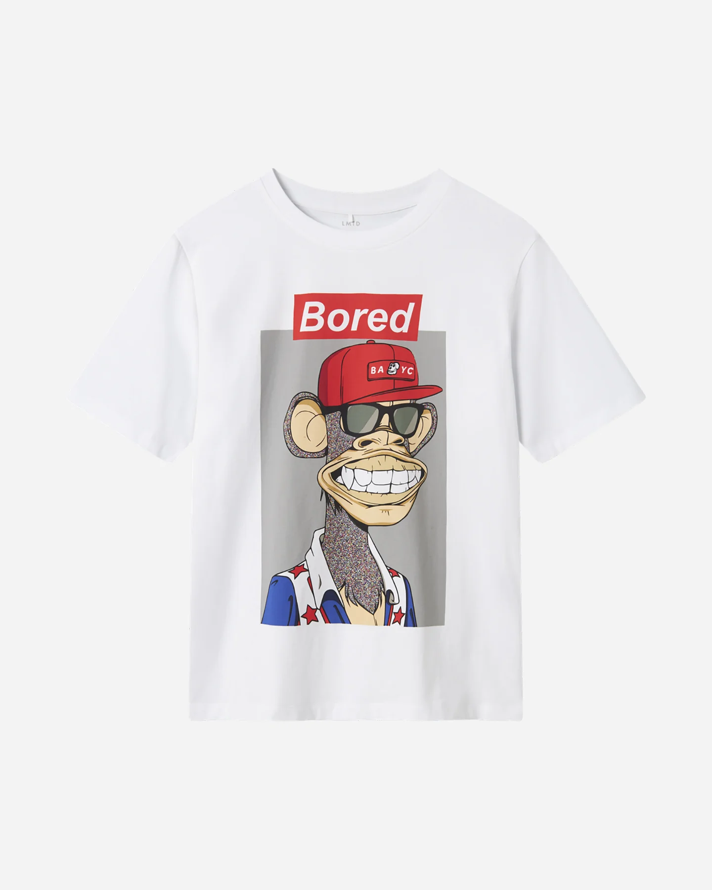 T SHIRT NAME IT BORED GRAPHIC JR