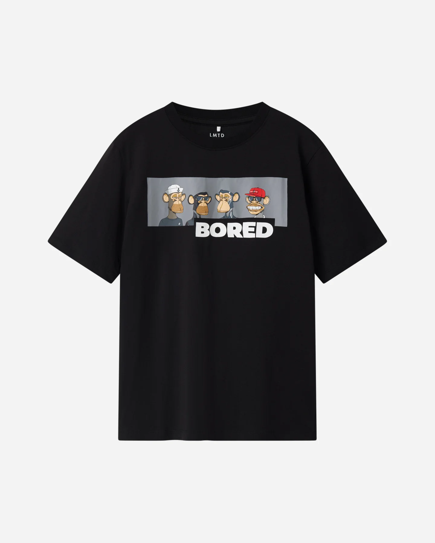 T SHIRT NAME IT BORED GRAPHIC JR