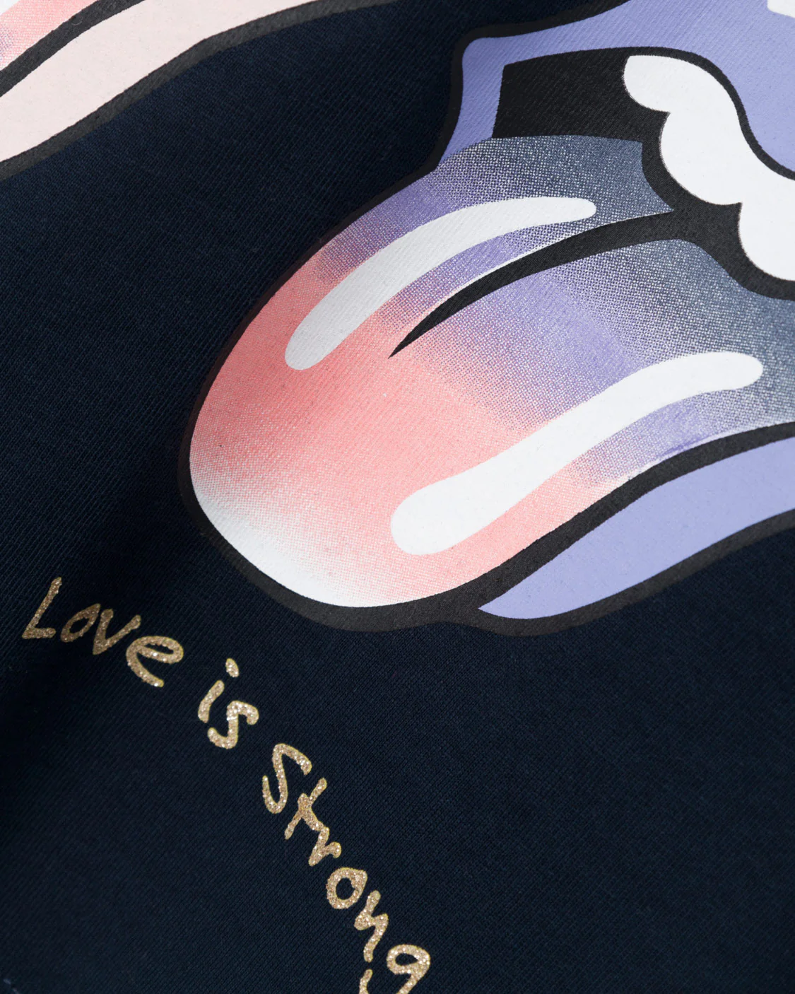 T-SHIRT NAME.IT GIRL MC CROP ST ROLLINGSTONE DARK - Image 3