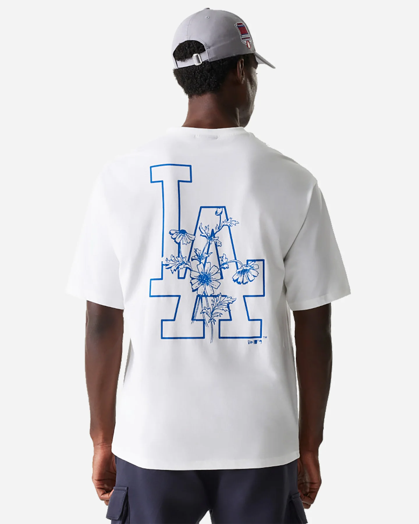 T SHIRT NEW ERA MLB FLORAL LOS ANGELES M - Image 2