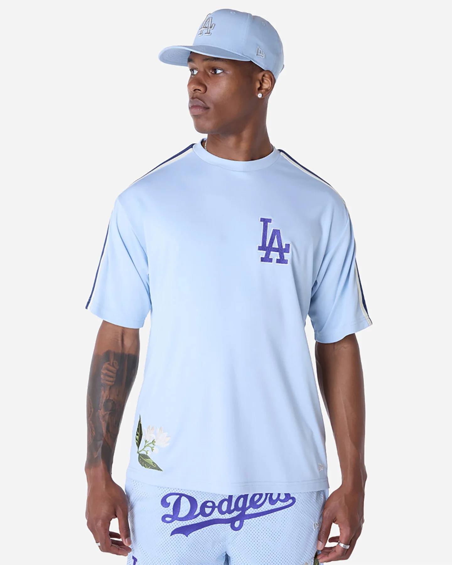 T SHIRT NEW ERA MLB LEAGUE ESSENTIALS LC OS LA DODGERS M