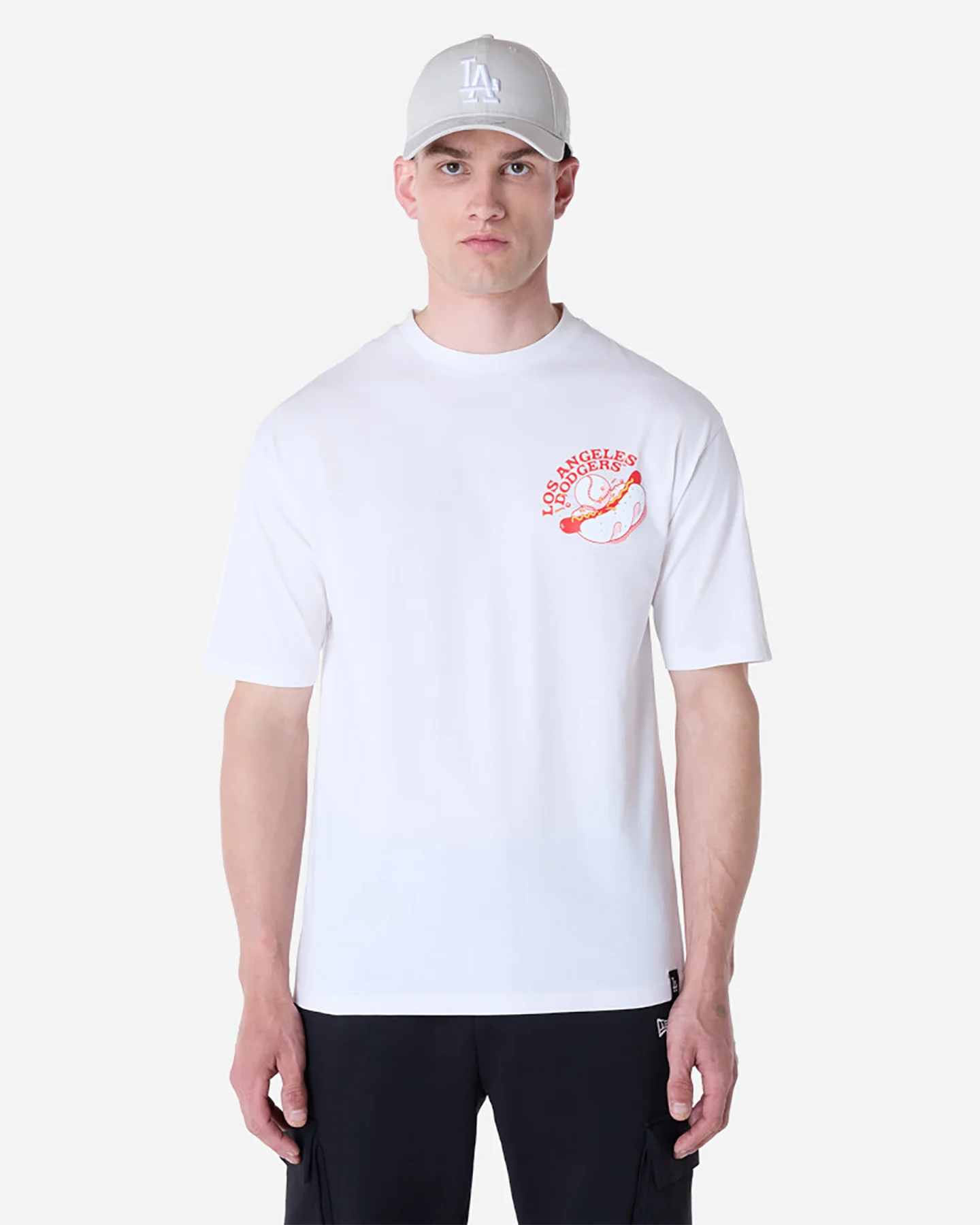 T SHIRT NEW ERA MLB LEAGUE GFX LOS ANGELES M