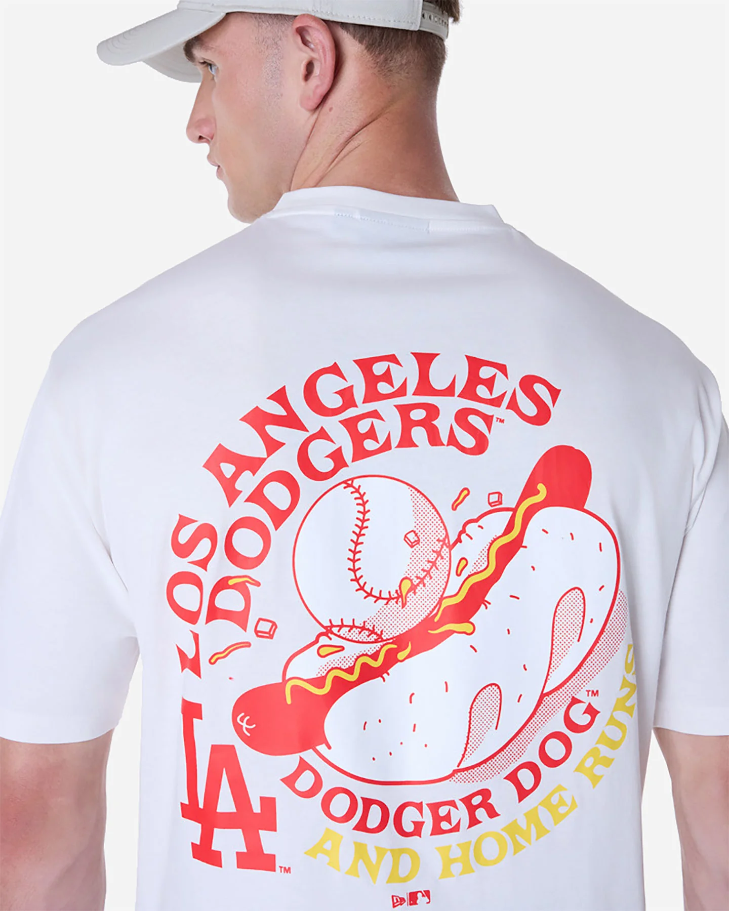 T SHIRT NEW ERA MLB LEAGUE GFX LOS ANGELES M - Image 4