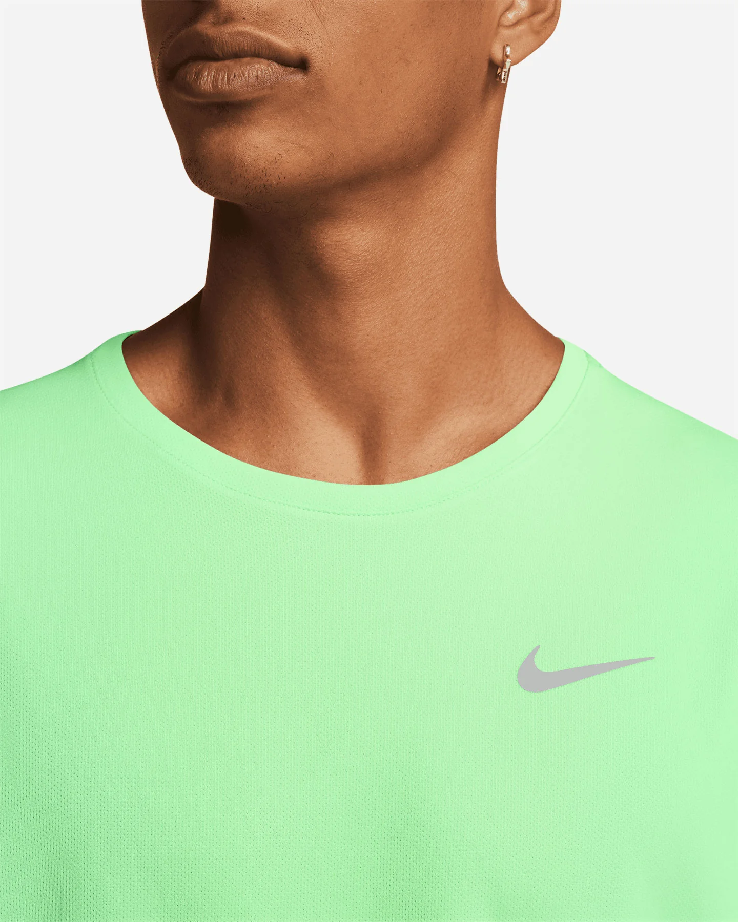 T-SHIRT NIKE M MILER LIME - Image 103