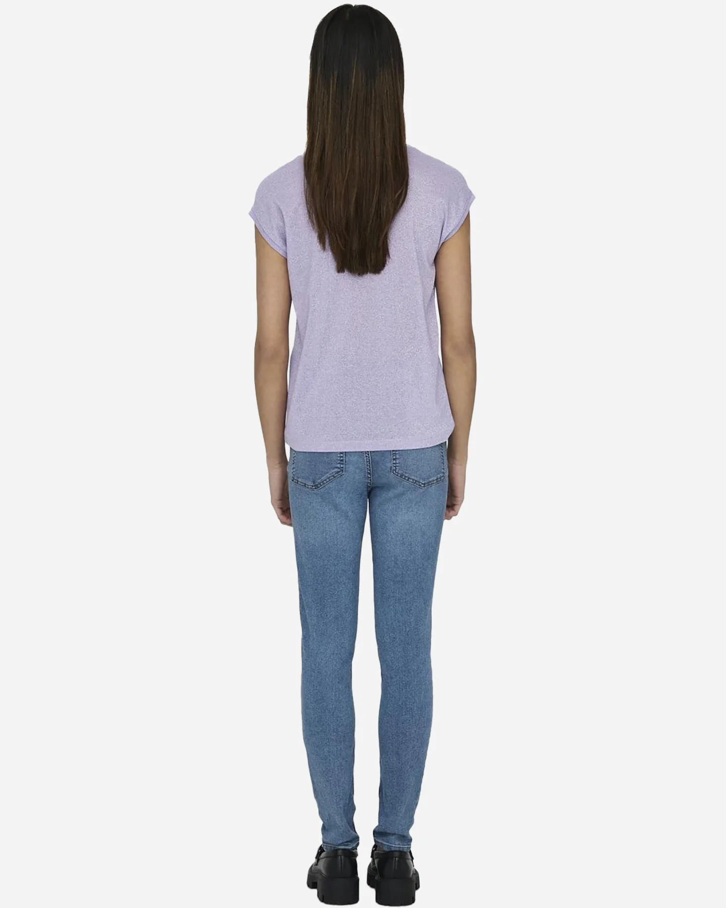 T.SHIRT ONLY W SILVERY MC LUREX LILLA - Image 72