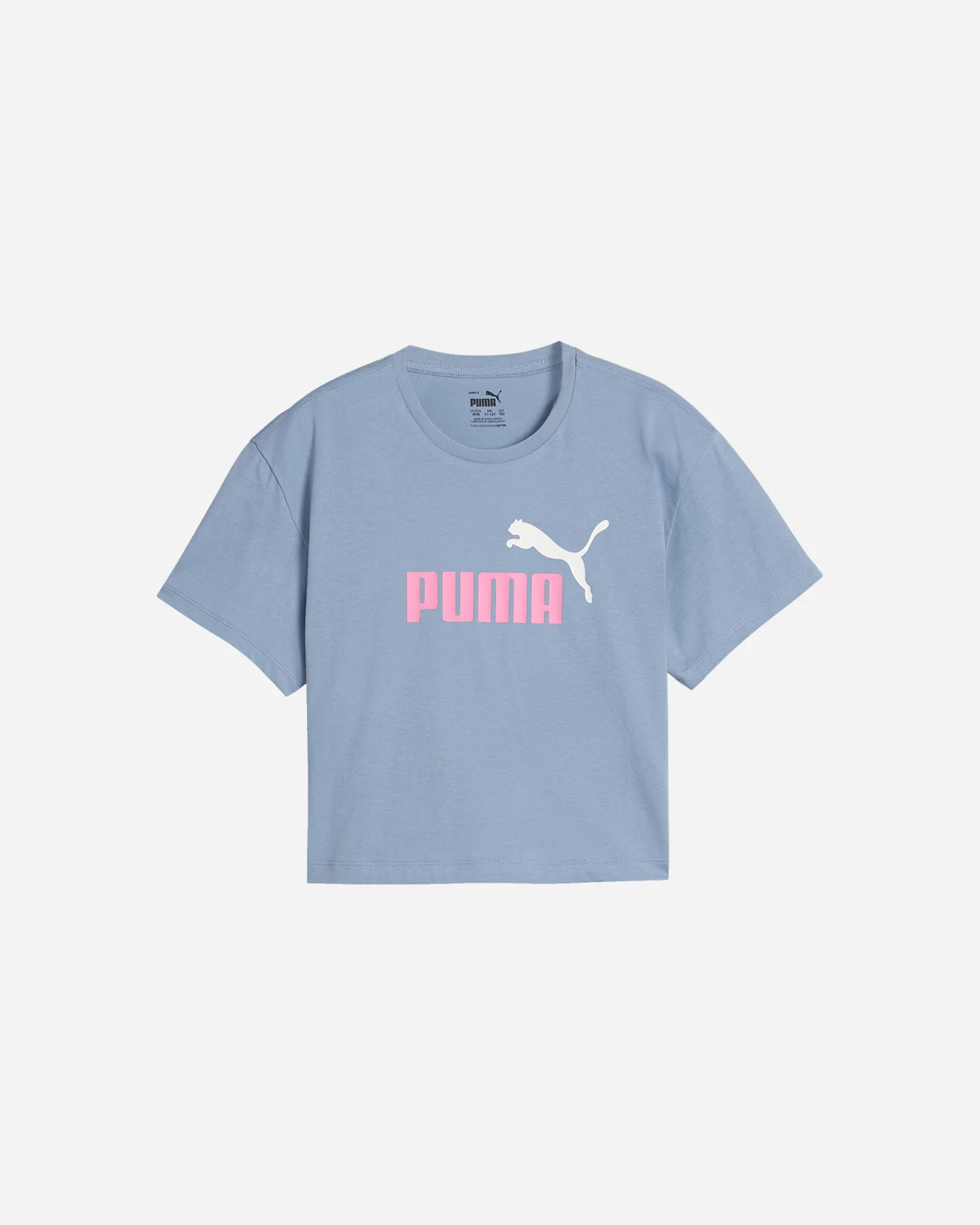 T-SHIRT PUMA GIRL CROP ESSE+ ZEN BLUE - Image 63