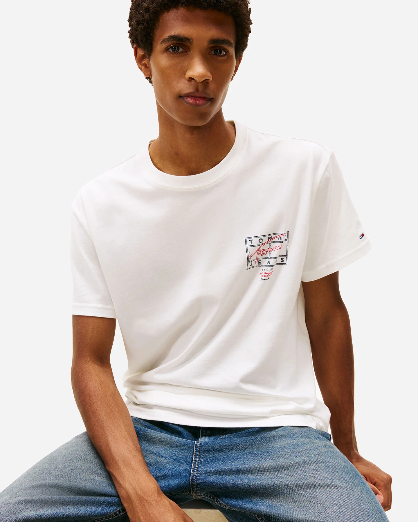 T SHIRT TOMMY HILFIGER BACK LOGO M - Image 10