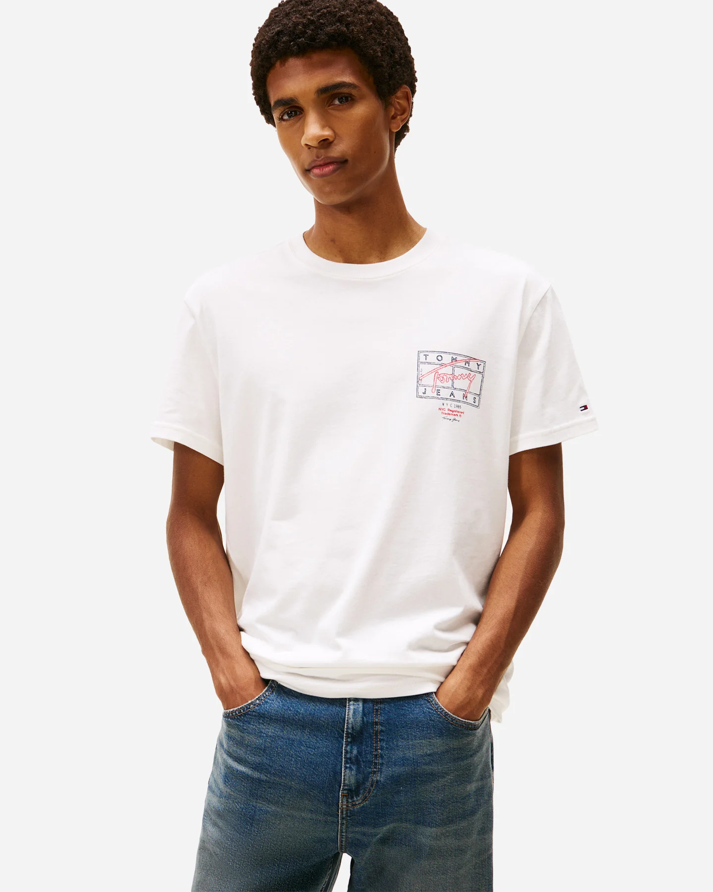 T SHIRT TOMMY HILFIGER BACK LOGO M - Image 7