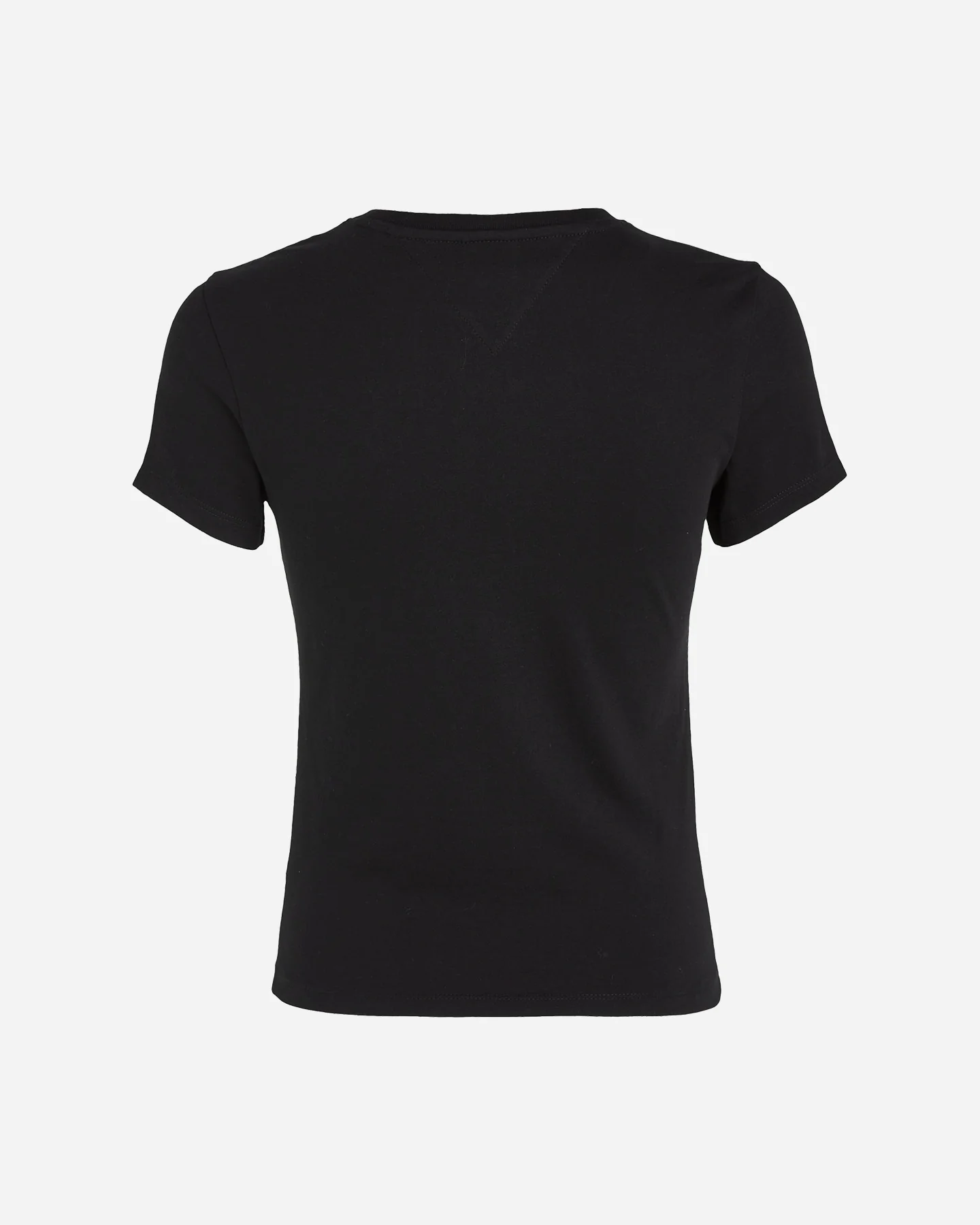 T-SHIRT TOMMY J.W SLIM ESSENTIAL LOGO NERO - Image 2