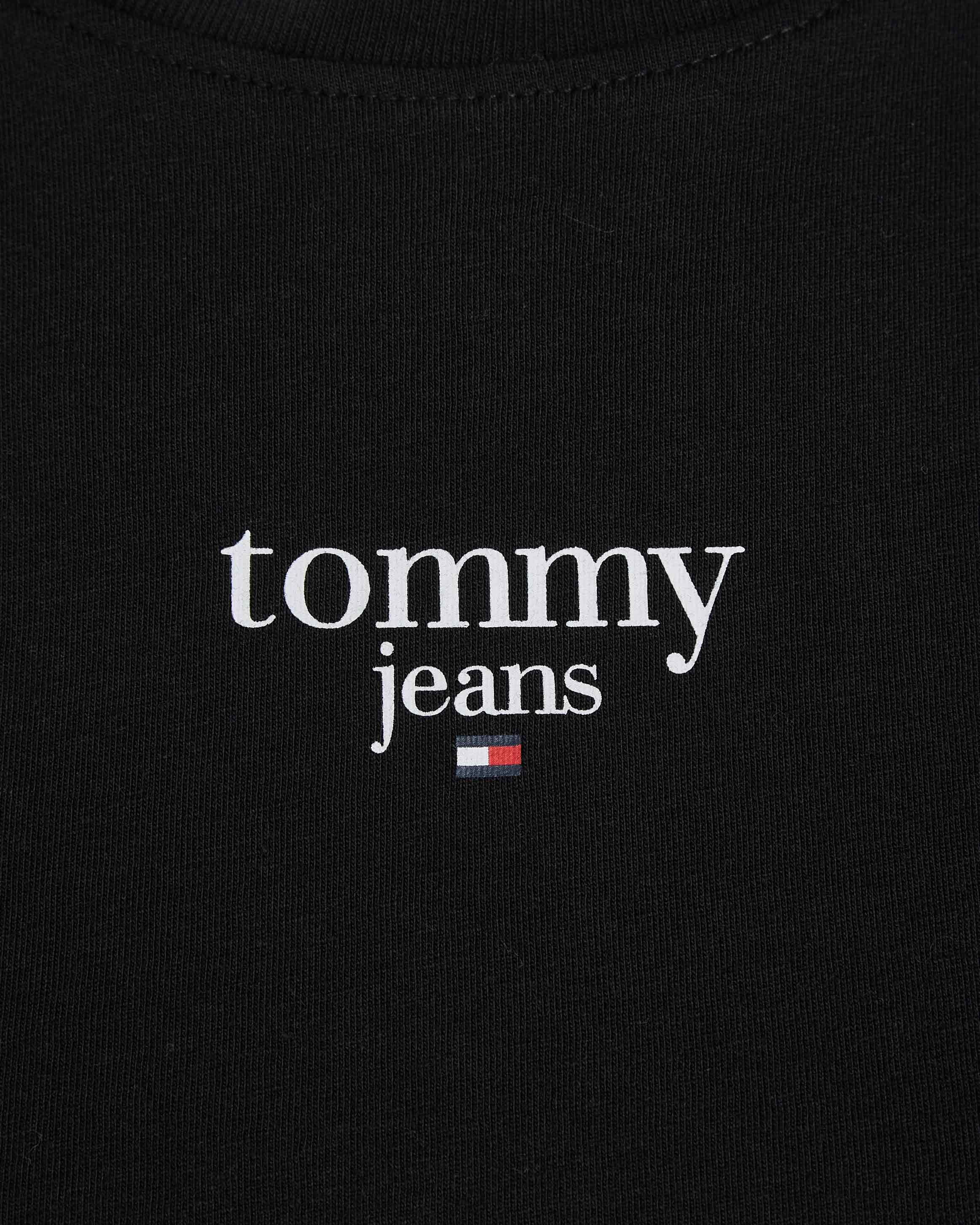 T-SHIRT TOMMY J.W SLIM ESSENTIAL LOGO NERO - Image 5