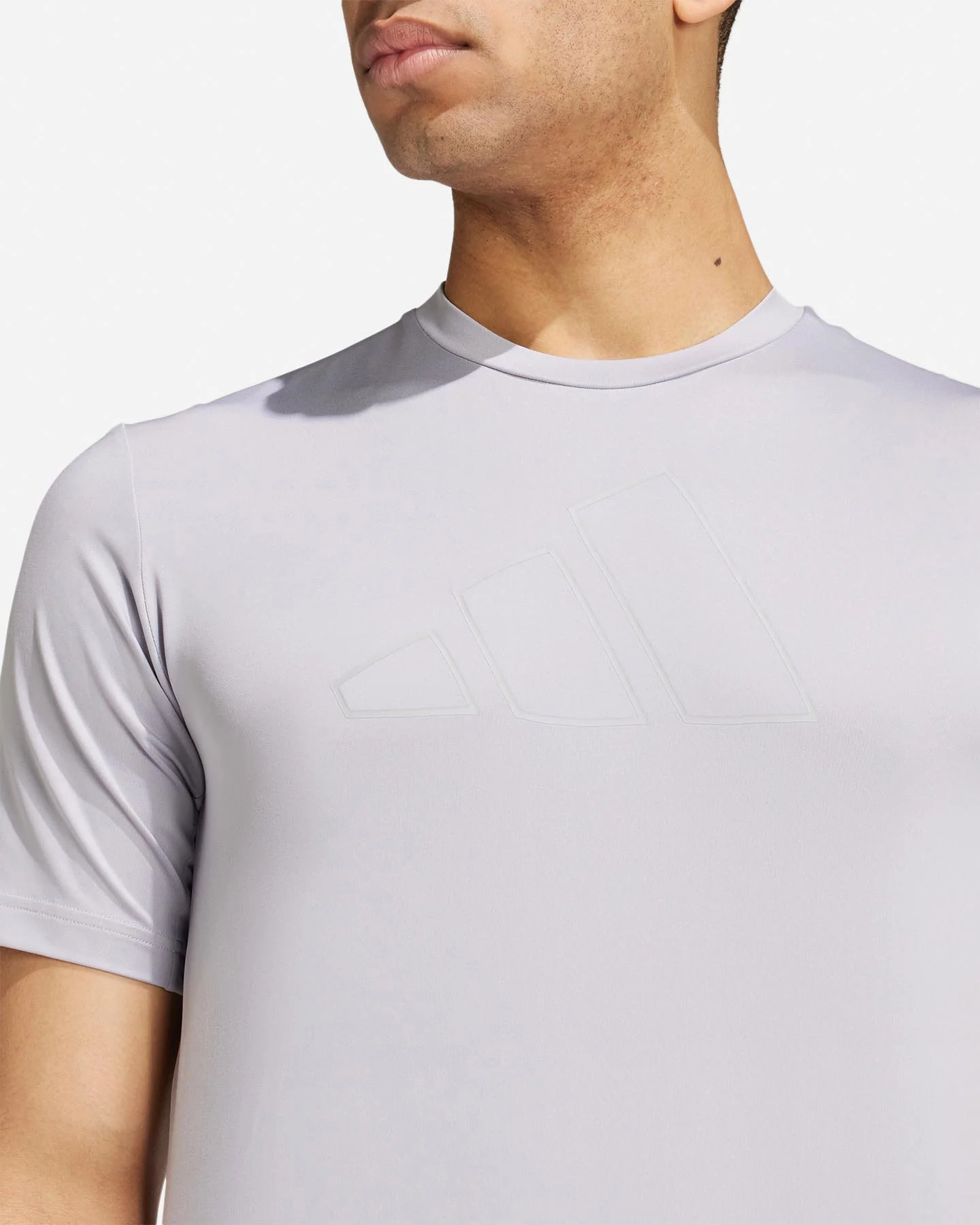 T SHIRT TRAINING ADIDAS BIG LOGO OUTLINE M - Image 5